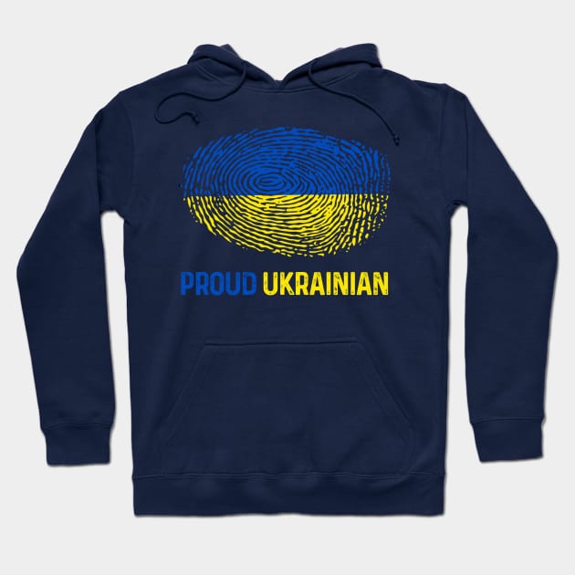 Ukraine Flag Proud Ukrainian Hoodie by Scar